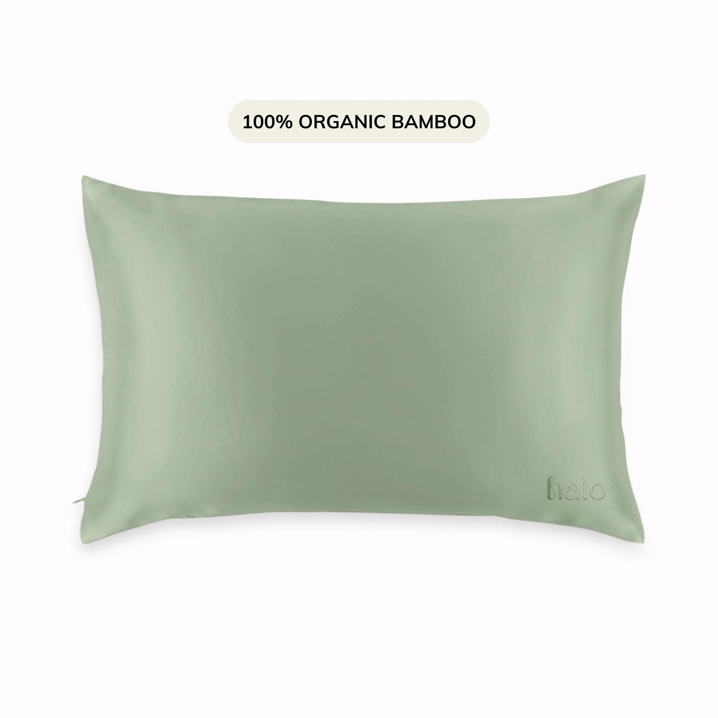 Clear Skin Bamboo Pillowcase, Sage